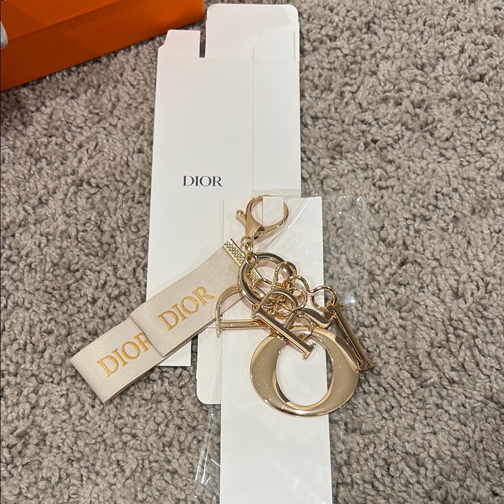 Dior Gold Keychain
